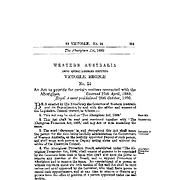Aborigines Act 1889